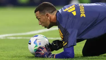 El recibimiento de la hinchada de Boca para Marchesin (TN)