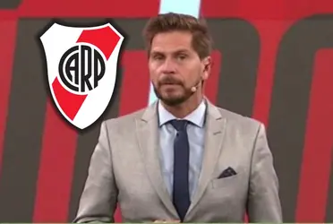 El relator de partidos para la cadena ESPN y conductor de programas de fútbol dejó salir su presunto fanatismo.