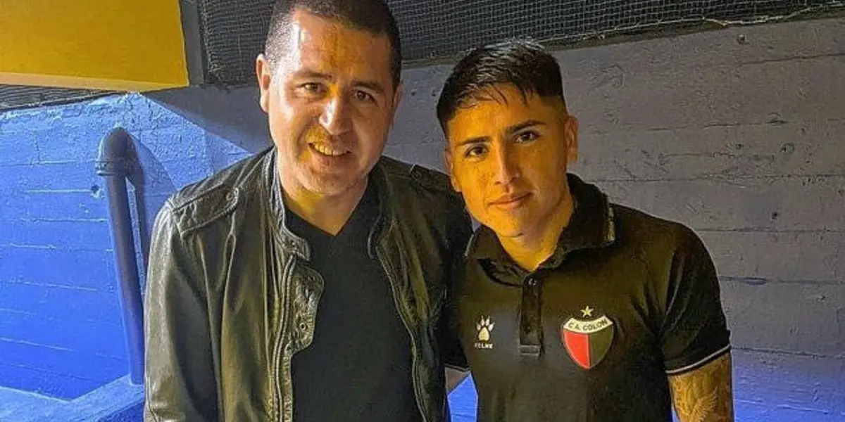 El representante del jugador de Colón de Santa Fe contó qué le dijo el vicepresidente del Xeneize.