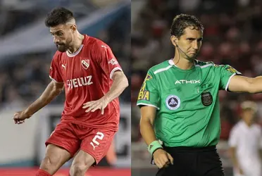 El Rojo no pasó del 0 con el Taladro y el defensor central habló de lo que fue el desempeño del referí.