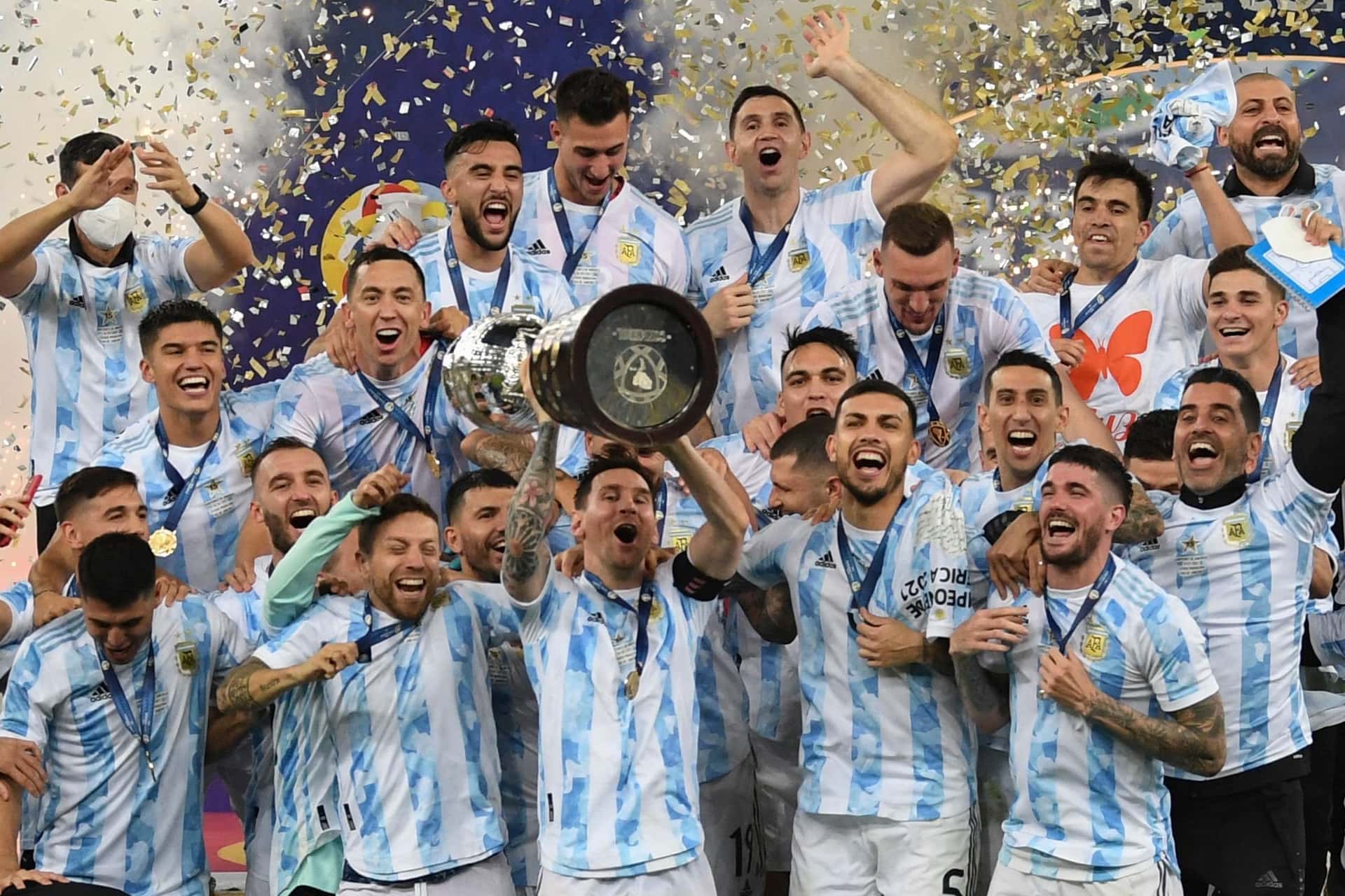 El seleccionado nacional recibió un gran premio económico por la victoria en el Maracaná.