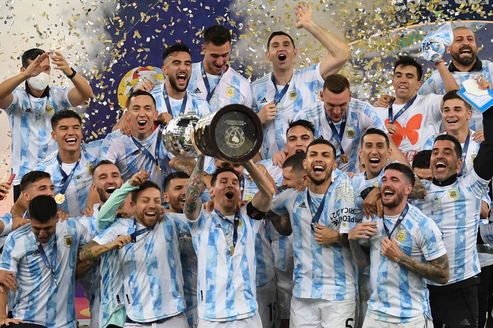 El seleccionado nacional recibió un gran premio económico por la victoria en el Maracaná.