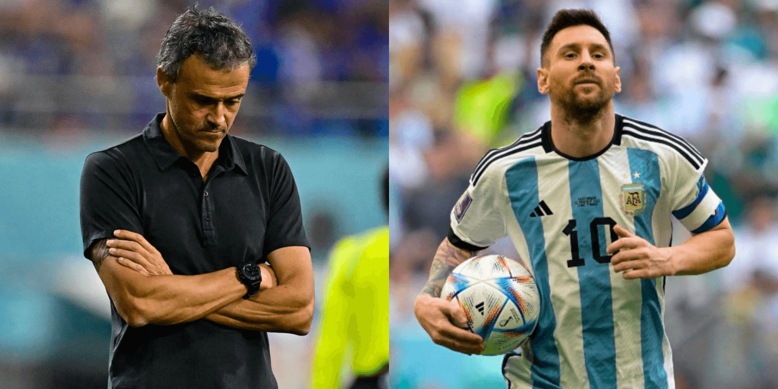 El técnico de España no se guardó nada y expresó su favoritismo por Argentina en lo que resta de Mundial
