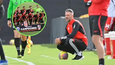 El técnico del Millonario lo había pedido pero está claro que no está a la altura de las circunstancias.