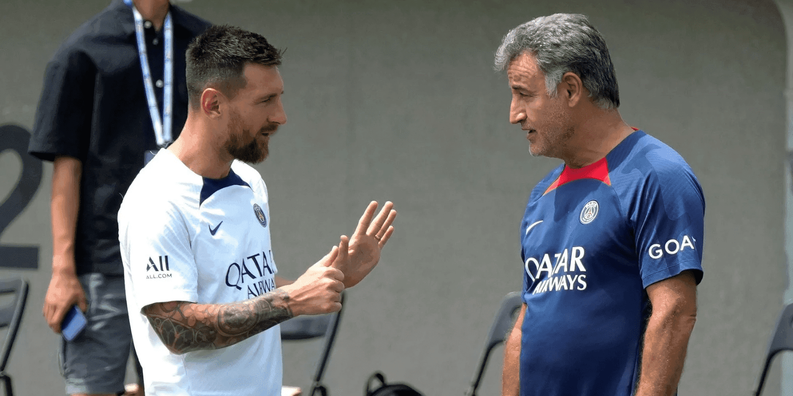 El técnico francés ha sustituido al capitán de la Albiceleste en tres ocasiones,, en la presente temporada