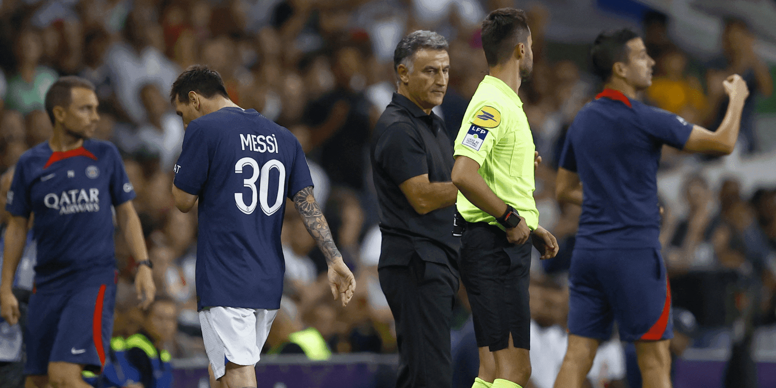 El técnico ha sustituido tres veces al capitán de la selección argentina en lo que va de la temporada