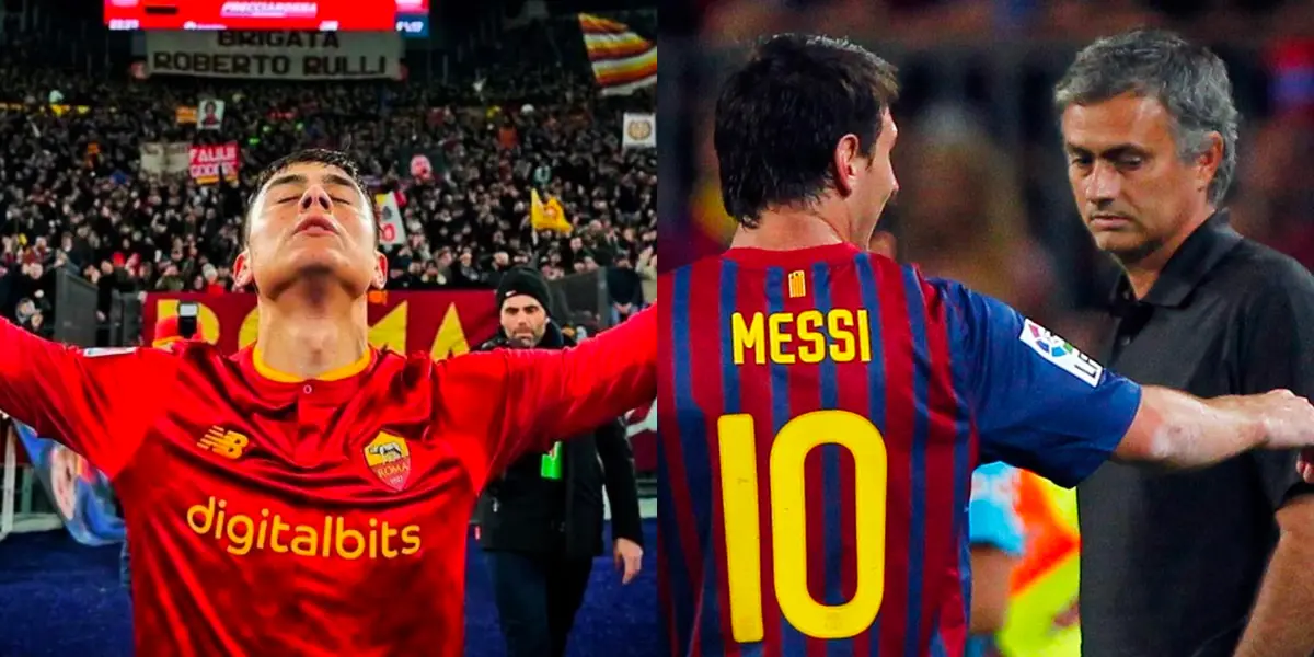 El técnico portugués está encantado con la presencia de la Joya en la Roma, pero también se rindió a los pies de Messi en el pasado