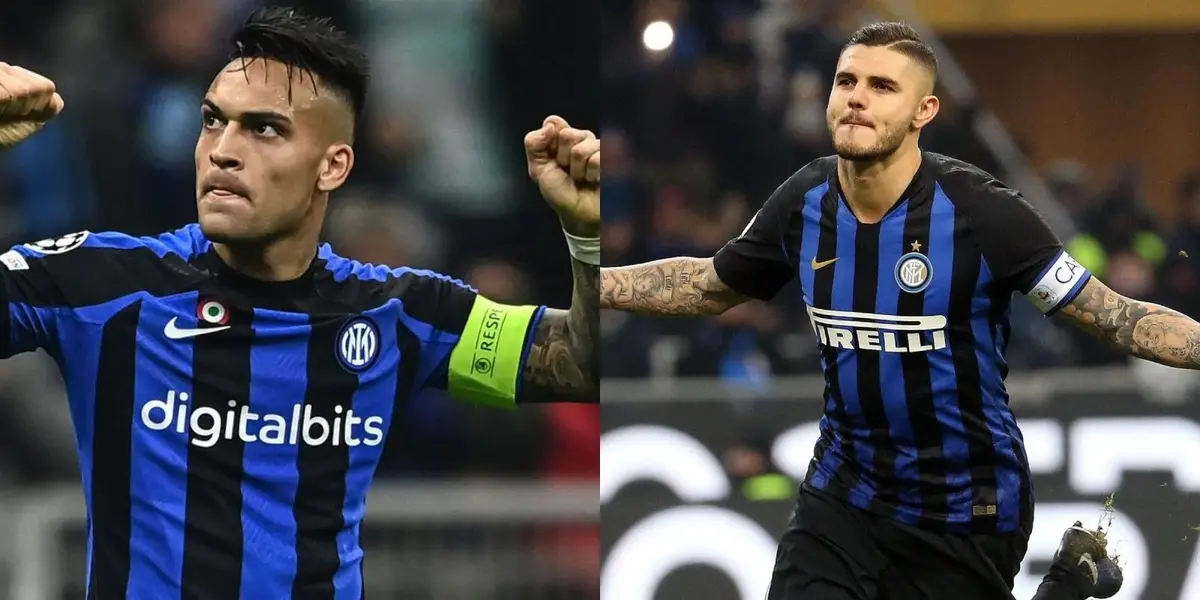 El Toro es el actual capitán y también el goleador del conjunto italiano, algo que supo hacer también el marido de Wanda Nara.