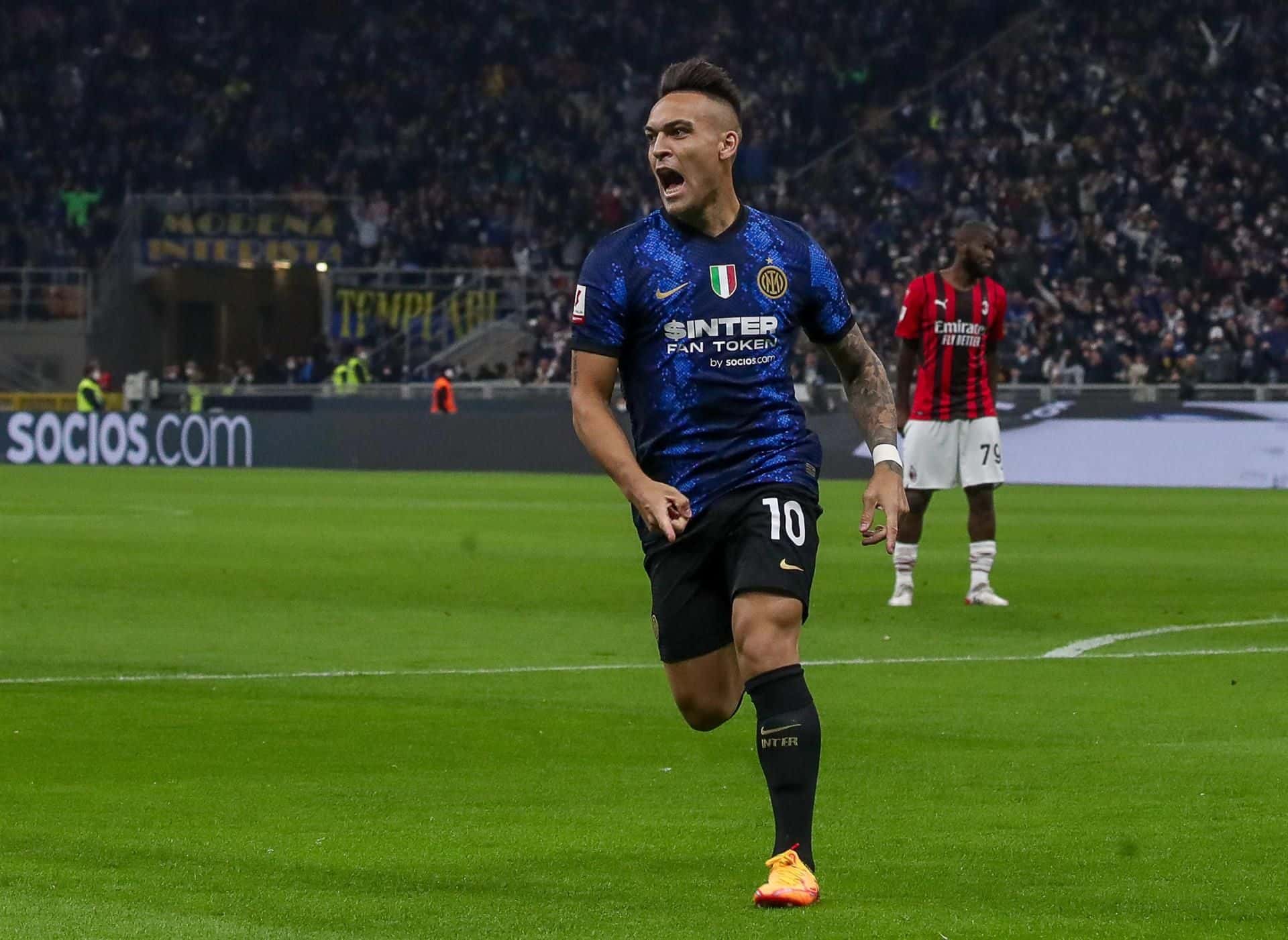El Toro habló de su presente luego de la dopieta marcada ayer contra el Milan en la semifinal de la Copa Italia.