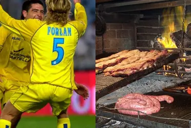 El uruguayo, que compartió equipo con Román en Villarreal, comentó detalles sobre los asados, que ahora son una cábala en Boca. 
