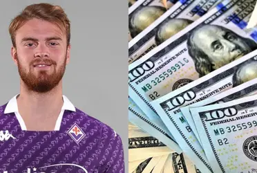 El Vikingo tiene su salida muy avanzada a la Fiorentina, en donde fue tentado con un proyecto futbolístico pero también con millones de euros.