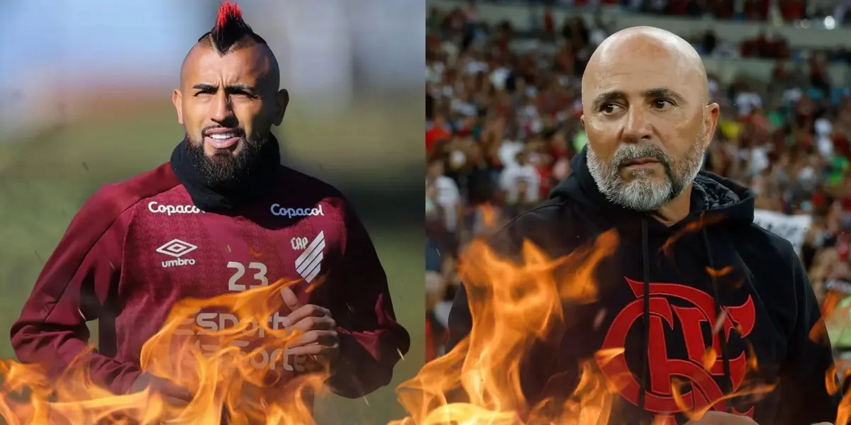 El volante chileno liquidó a su antiguo entrenador tras debutar con Athletico Paranaense.