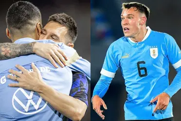 El volante de la Selección de Uruguay tuvo gestos obscenos contra algunos jugadores de Argentina, a diferencia de la actitud de Suárez.