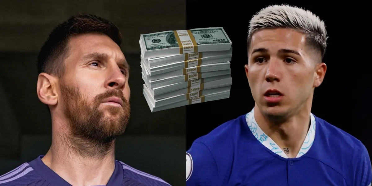Mientras Messi cuesta 35 millones, el nuevo precio de Enzo Fernández que asombra