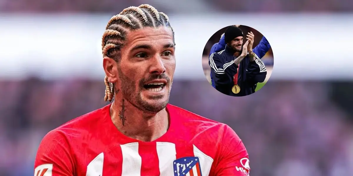 El volante habló con la prensa de España y le mandó un mensaje a los que criticaron su decisión de ir al Colchonero.