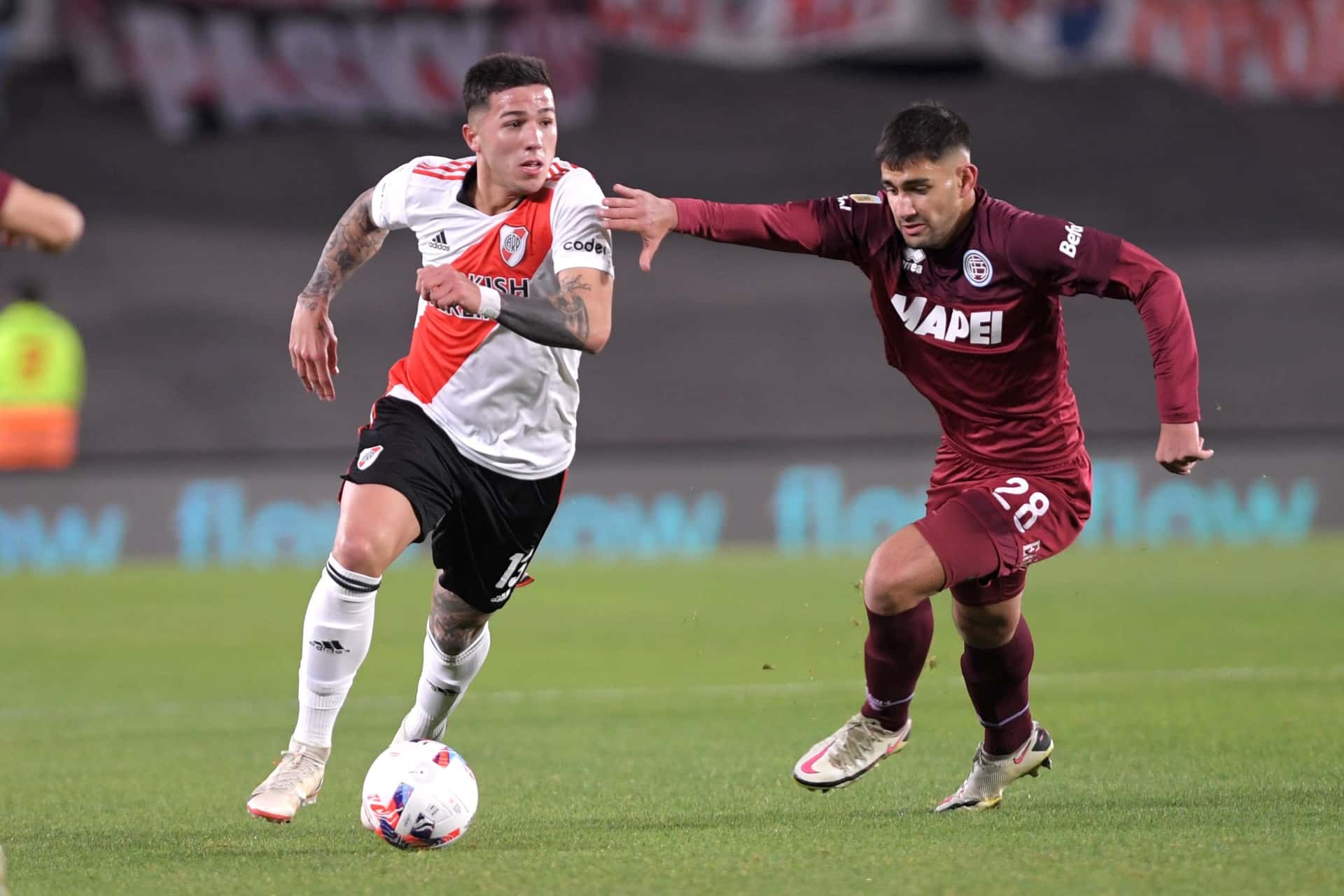 El volante habló luego del triunfo delMillo sobre Lanús por 2 a 1 en el Monumental.
