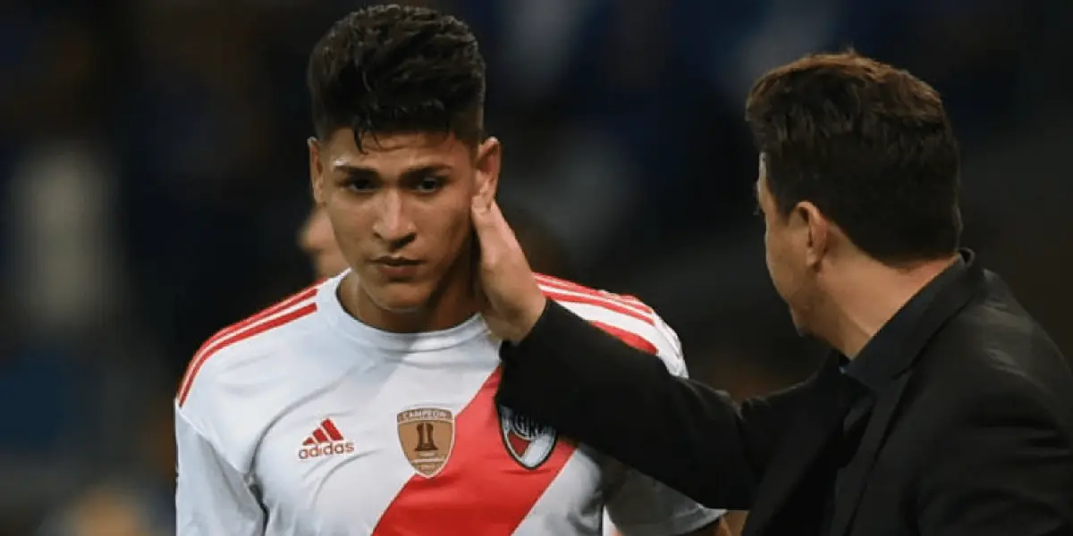 El volante habló sobre lo que le dijo Gallardo antes de emprender su salida rumbo a Rusia.