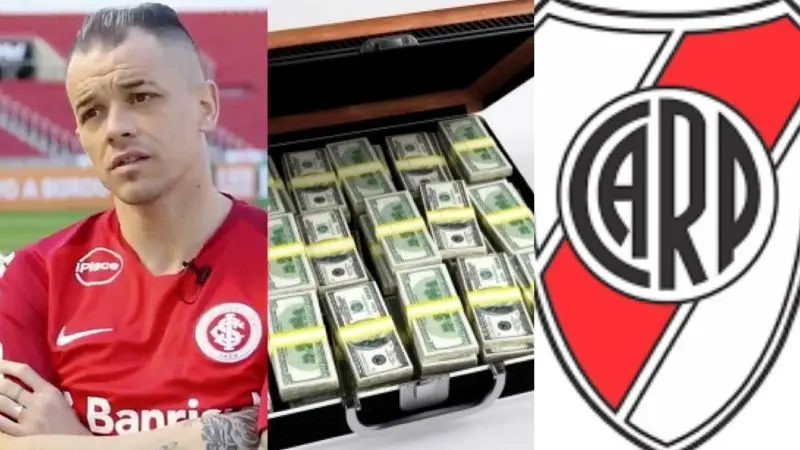 El volante ofensivo de 39 años anunció que no seguirá en el Inter de Porto Alegre y podría llegar al Millonario.