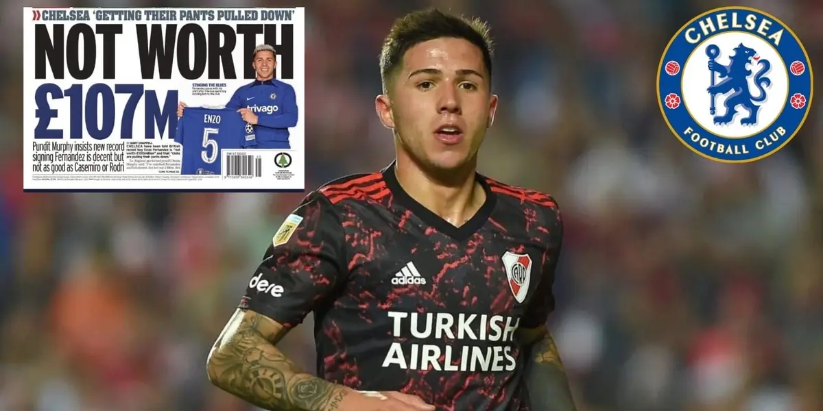 El volante récord por ser el argentino más caro de la historia ya está en Chelsea, pero un sector del periodismo lo aniquiló.