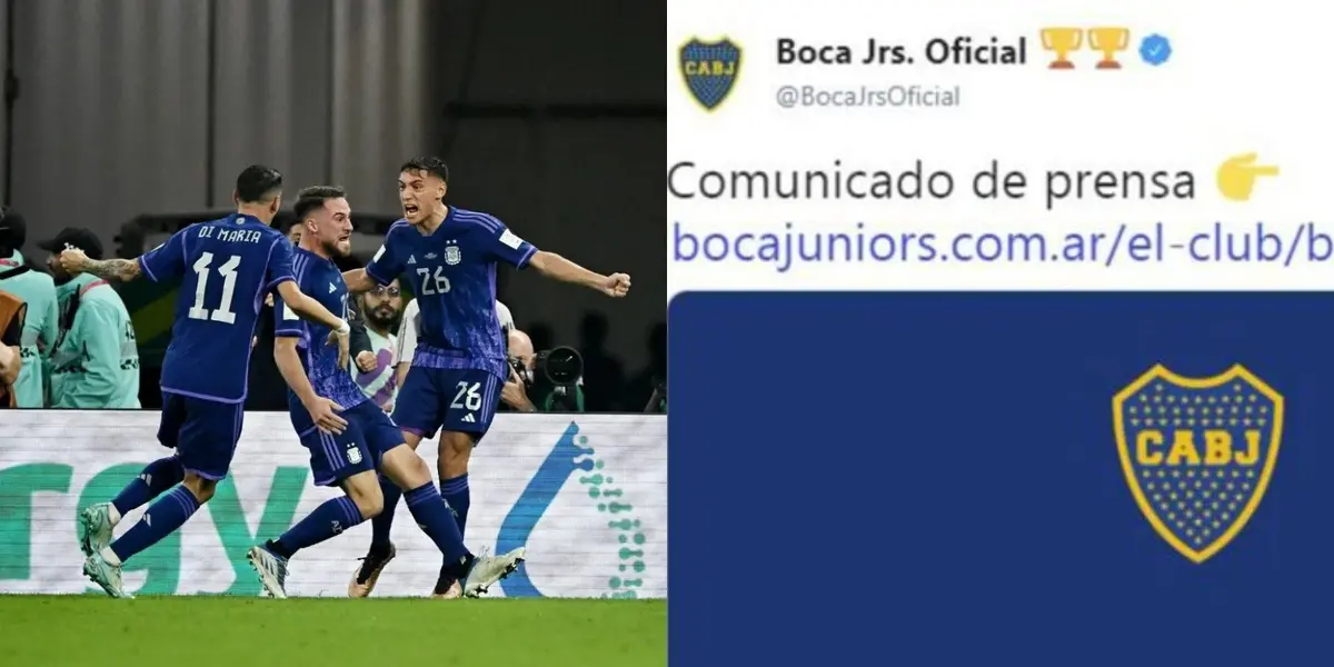 El Xeneize festejó el pase a octavos de final con fotos de jugadores que vistieron su camiseta, pero se olvidó de uno de ellos.