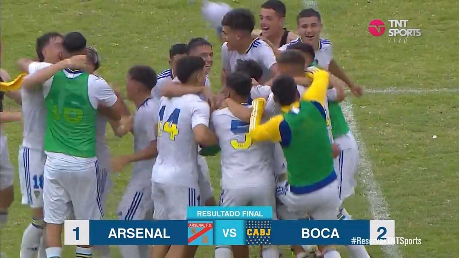 El Xeneize se coronó campeón del torneo al vencer 2 a 1 de forma agónica a Arsenal.