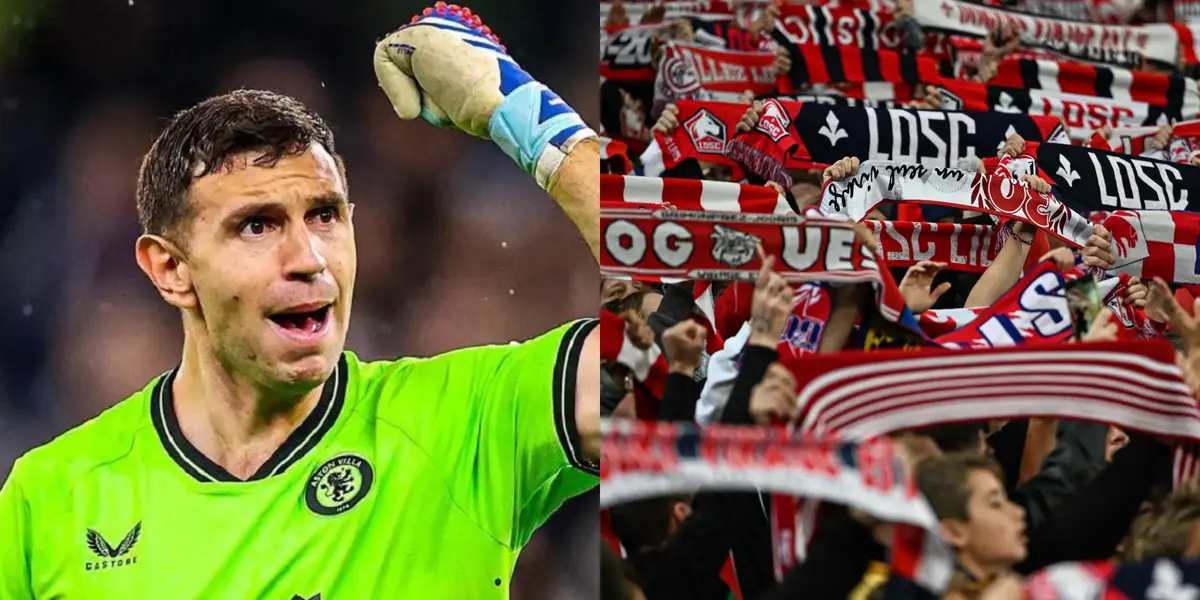 Emiliano Martínez con la camiseta del Aston Villa