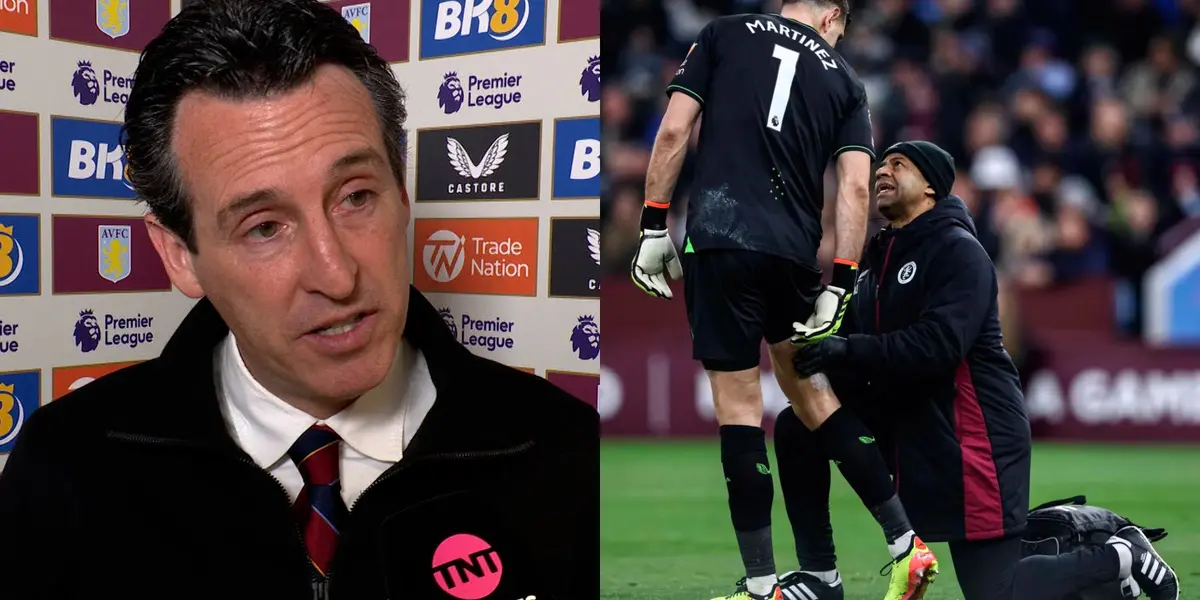 Emiliano Martínez con una molestia en el posterior