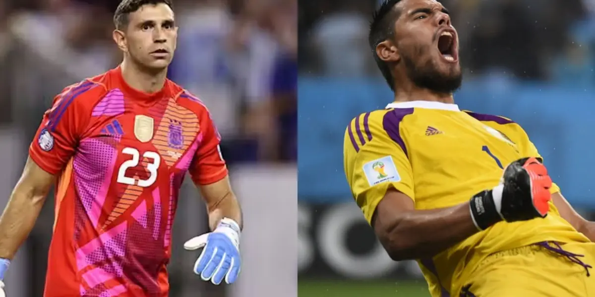 Emiliano Martínez y Sergio Romero.