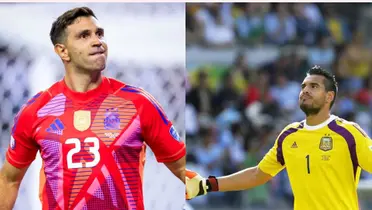 Emiliano Martínez y Sergio Romero.