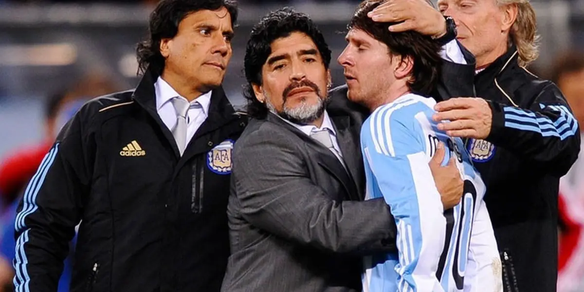 En el día del cumpleaños del más grande, Diego Armando Maradona, salió una sorprendente declaración del 10 apoyando a Lionel Messi.