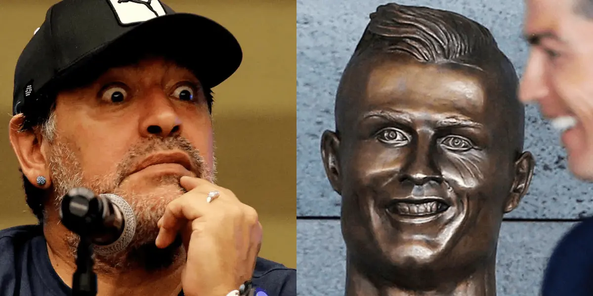 En Europa quisieron homenajear al más grande, pero el busto generó varias reacciones en redes