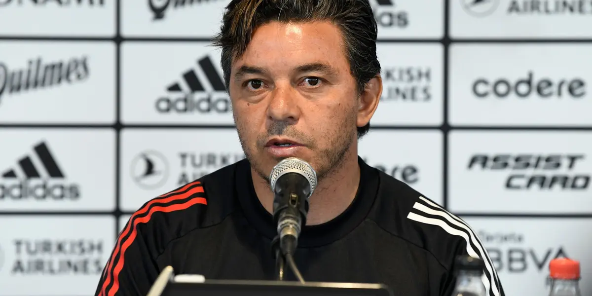 En la conferencia de prensa luego del triunfo ante Platense, el Muñeco se sintió incómodo cuando le preguntaron sobre la posibilidad de dirigir a la Selección uruguaya.