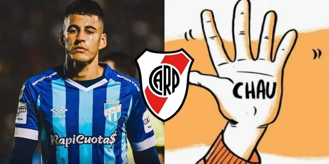 En las últimas horas del lunes, el volante de Atlético Tucumán arregló todo con el Millonario, algo que afecta a un colega.