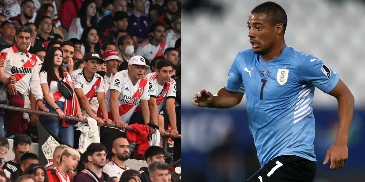 En medio de la participación mundialista de Uruguay, el volante de River vivió un momento bastante particular.