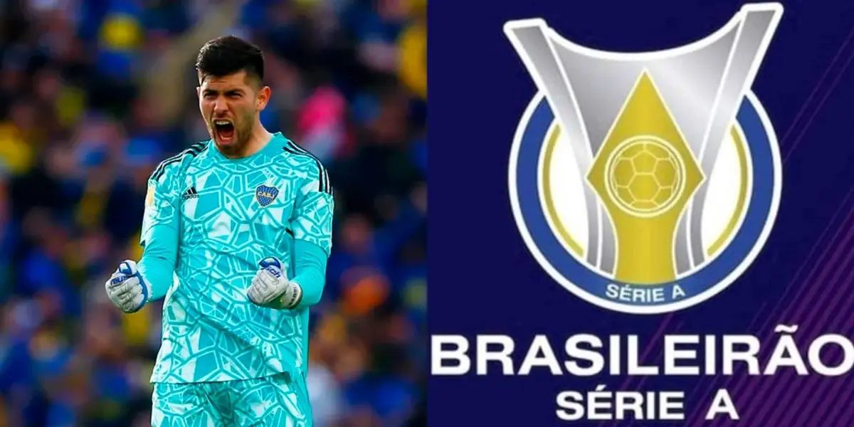 En medio de sus reuniones en Boca, dos clubes del Brasileirao se meten en la puja para contratar al portero.