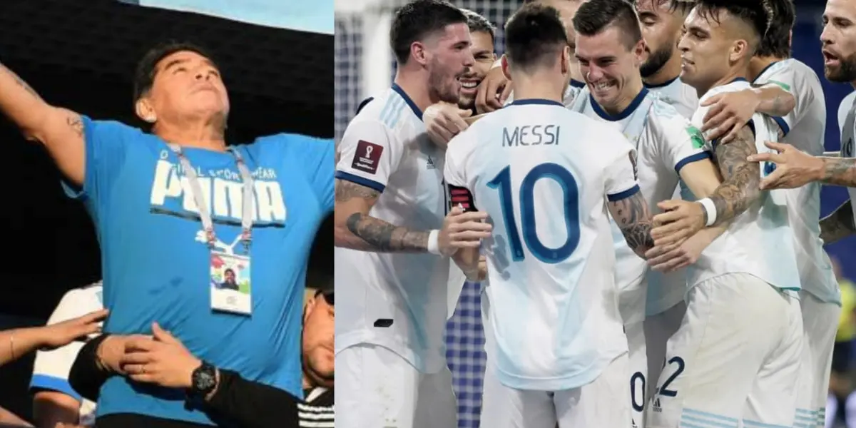 En medio de un mar de lágrimas, la Selección de Fútbol de Argentina recibe una noticia que alegraría mucho a Diego Armando Maradona.