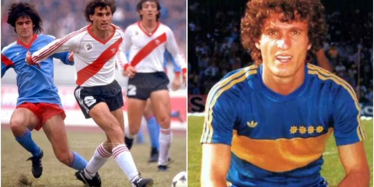 En medio de un repaso por su carrera, Óscar Ruggeri muestra un detalle de su recordada traición que hizo enfurecer a los hinchas del Club Atlético Boca Juniors.