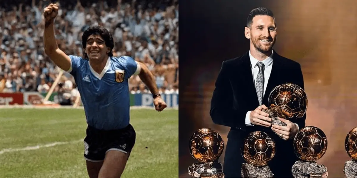 En su faceta como comentarista deportivo, acabó con la discusión sobre el mejor entre el capitán de la Albiceleste y Cristiano Ronaldo