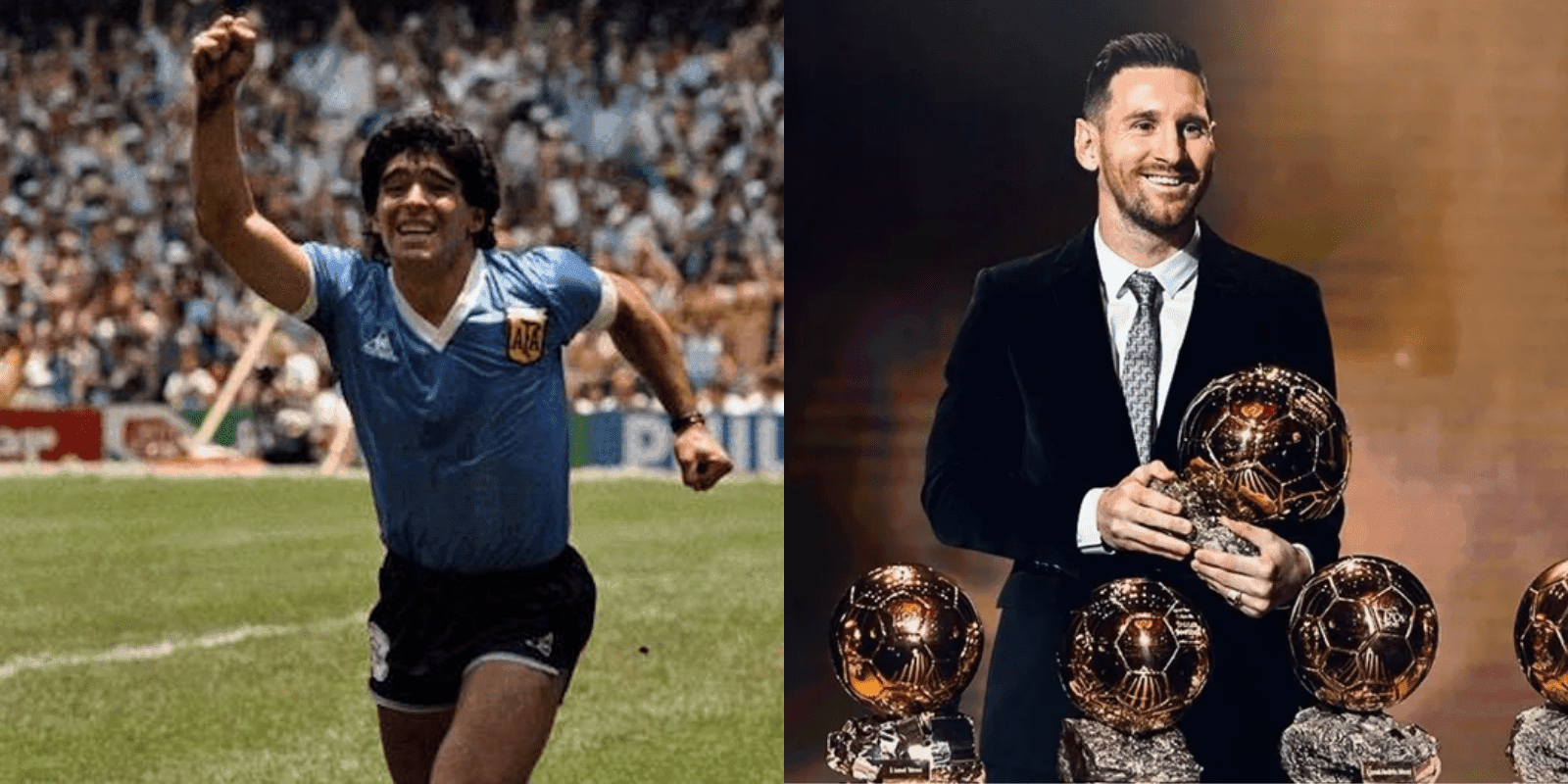 En su faceta como comentarista deportivo, acabó con la discusión sobre el mejor entre el capitán de la Albiceleste y Cristiano Ronaldo
