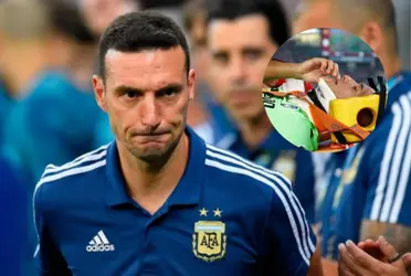 En un día que le trajo dolores de cabeza con las lesiones de Paulo Dybala y Giovanni Lo Celso, otro seleccionado se lesionó y lo preocupa.