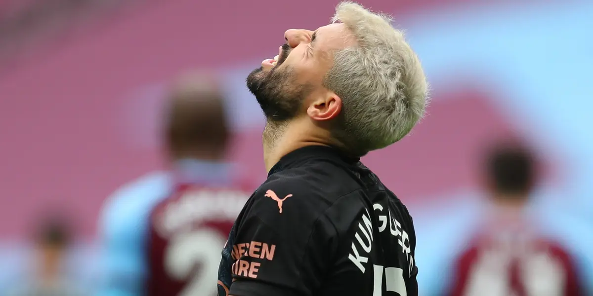 En un partido en el que Manchester City F.C. acumuló un nuevo empate, Pep Guardiola sacó de manera sorpresiva a Sergio Agüero en el entretiempo, y después del partido confirmó la peor noticia.