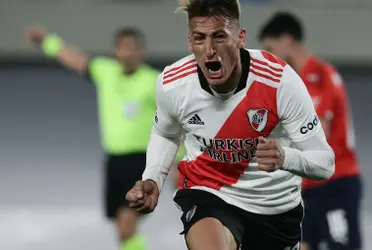 En una maniobra poco ortodoxa, el delantero estableció el 1-1 frente al Rojo.