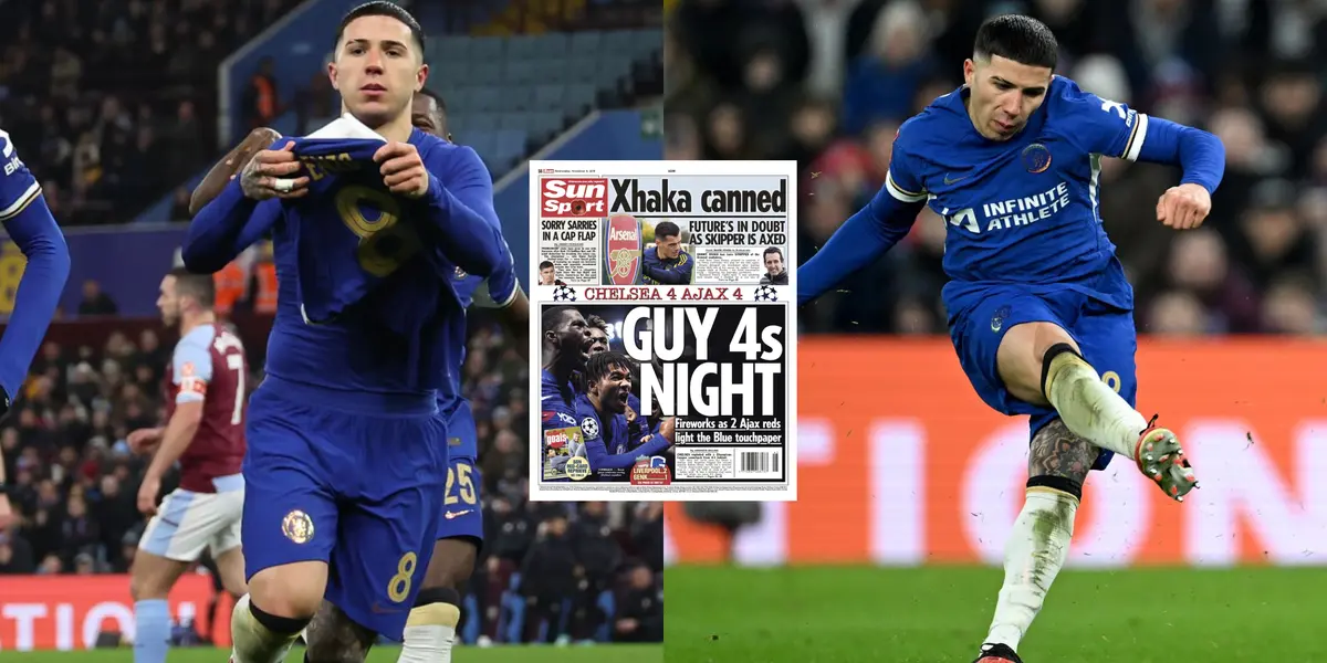 Enzo Fernández convirtió de tiro libre para el 3-0 de Chelsea