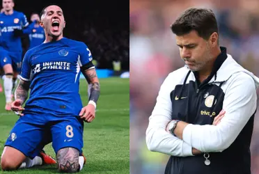 Enzo Fernández convirtió en la goleada de Chelsea