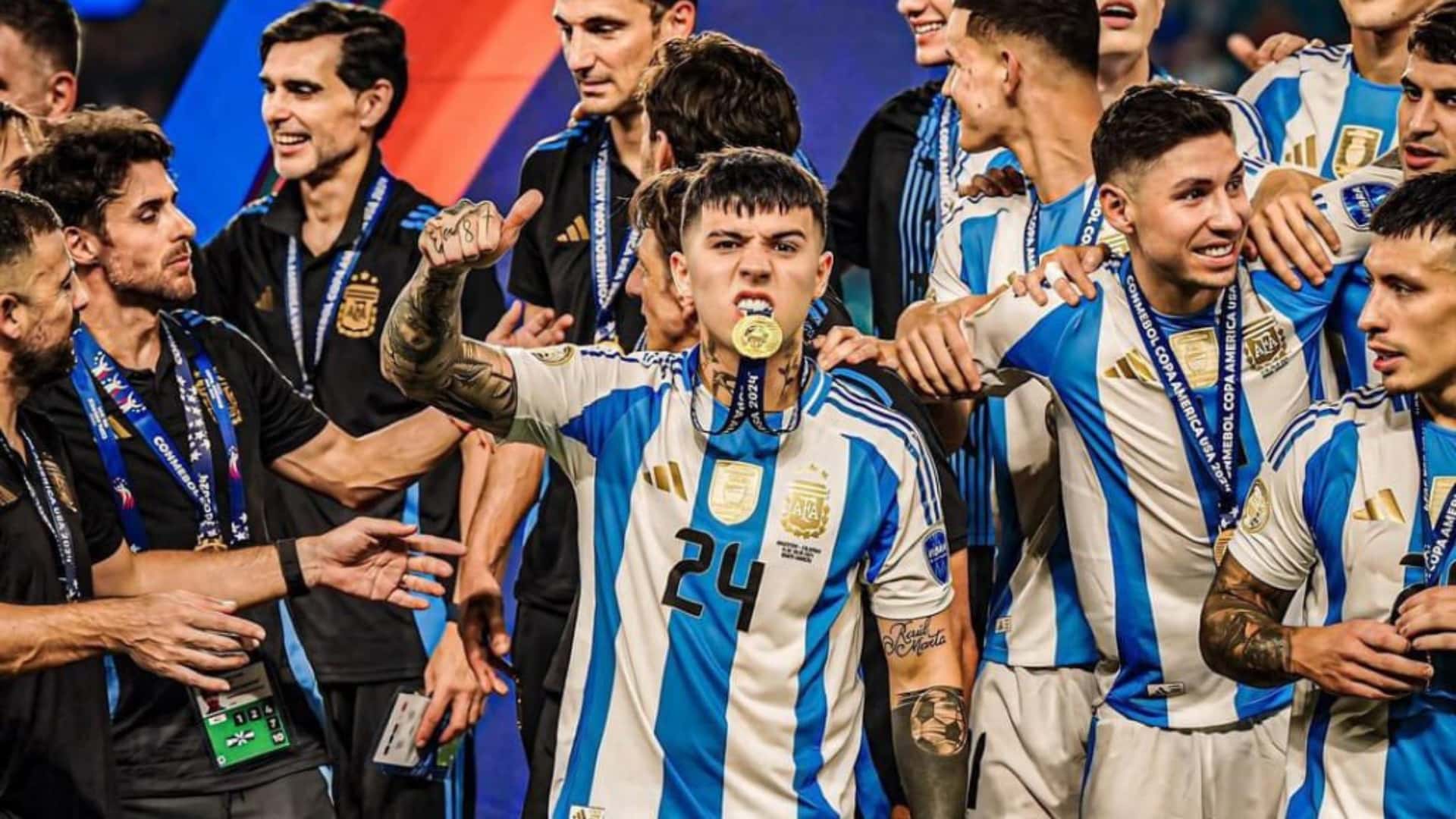 Enzo Fernández, Selección Argentina.