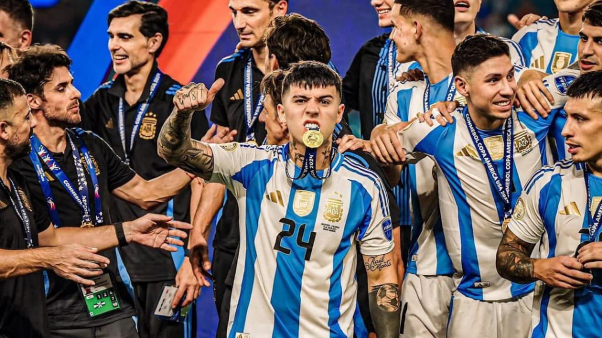 Enzo Fernández, Selección Argentina.