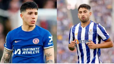 Enzo Fernández y Alan Varela.