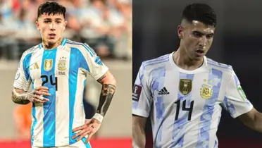Enzo Fernández y Exequiel Palacios.