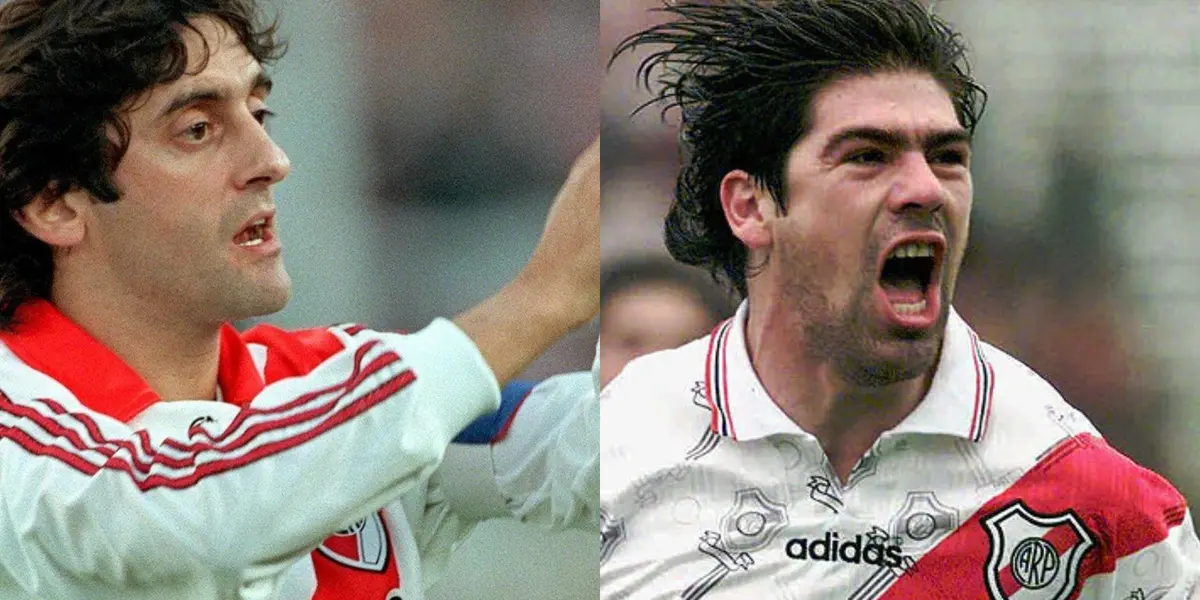 Enzo Francescoli y Marcelo Salas.