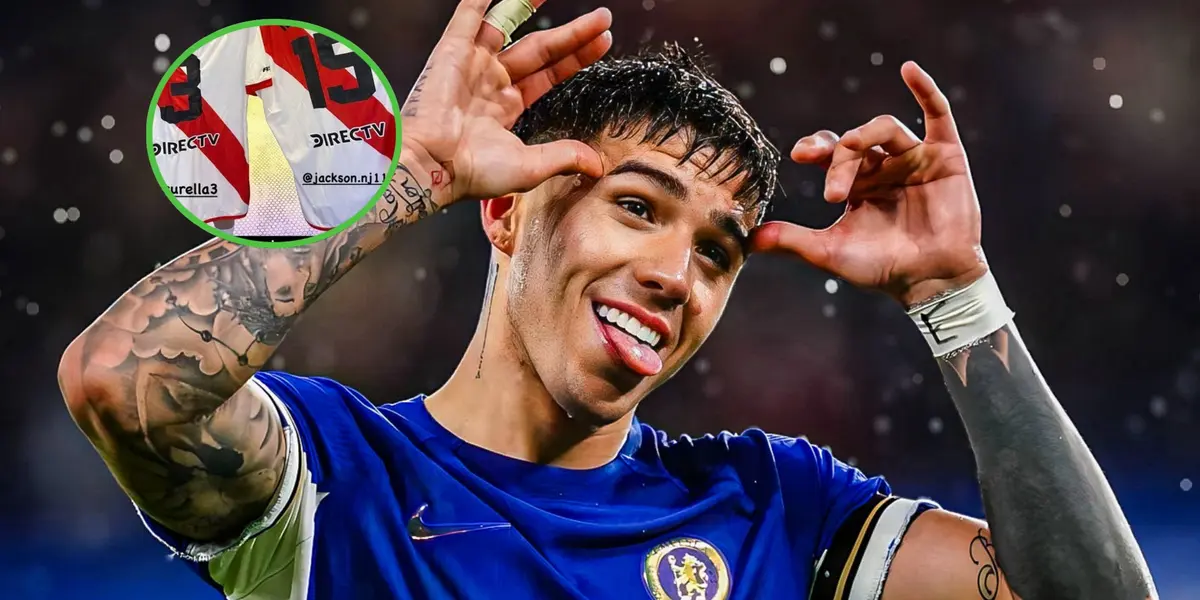 Enzo hace escuela en Inglaterra.